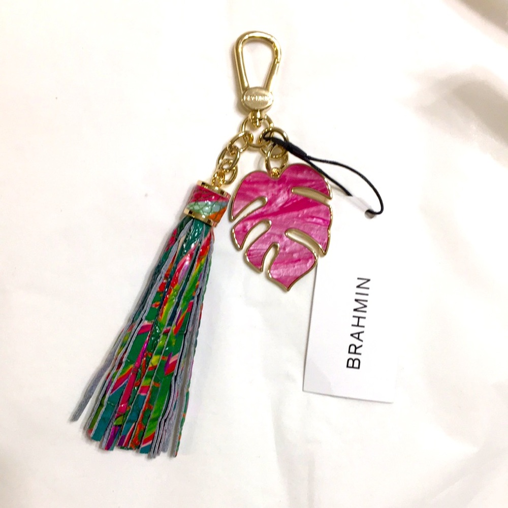 Brahmin Palm Leaf Tassel Utopia Melbourne New with Tags